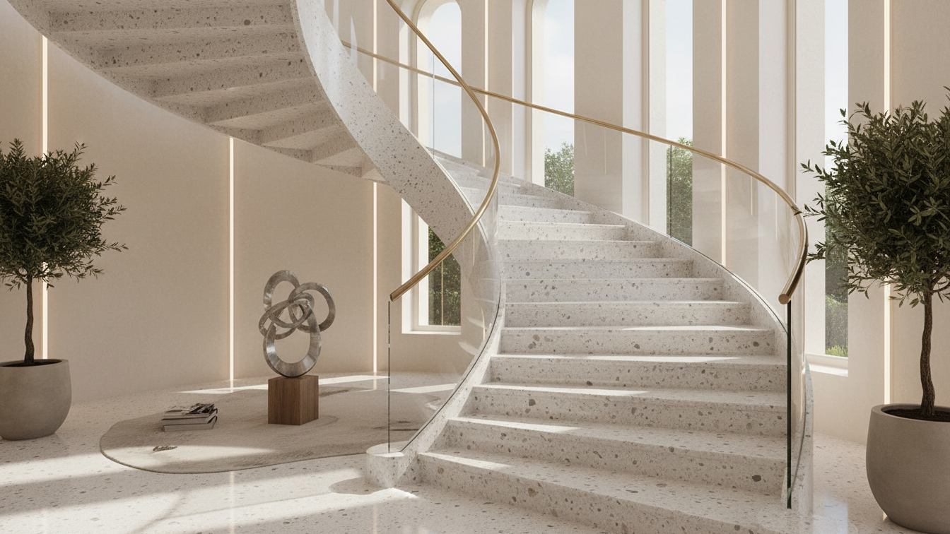 Pre-cast Terrazzo Stair Treads and Risers